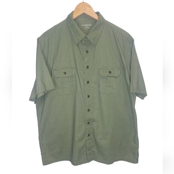 Men's Croft & Barrow short sleeve button down - Picture 1 of 3